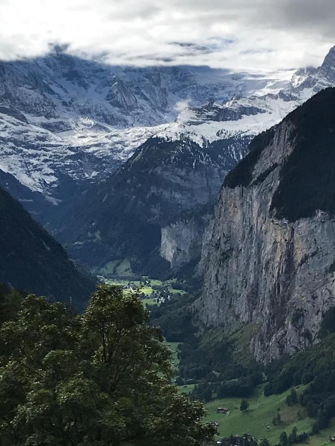 Ferienwohnung Talhaus Lauterbrunnen Exteriör bild
