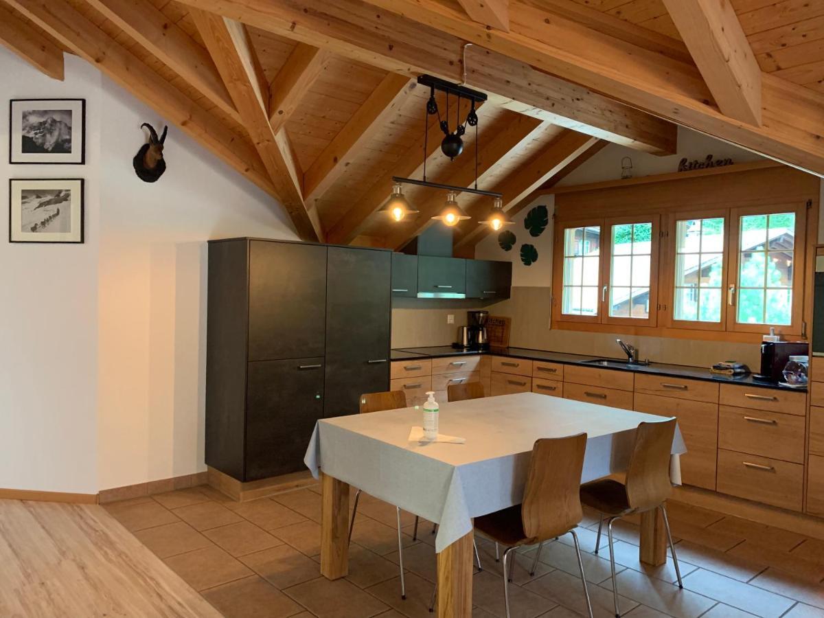 Ferienwohnung Talhaus Lauterbrunnen Exteriör bild