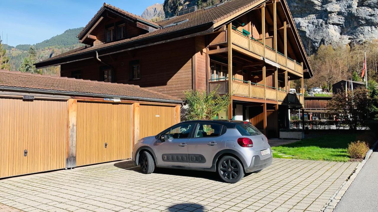 Ferienwohnung Talhaus Lauterbrunnen Exteriör bild