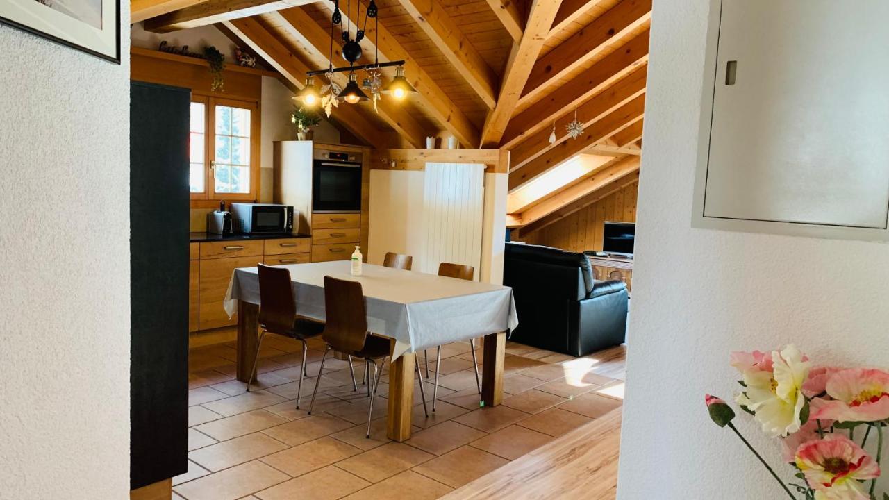 Ferienwohnung Talhaus Lauterbrunnen Exteriör bild